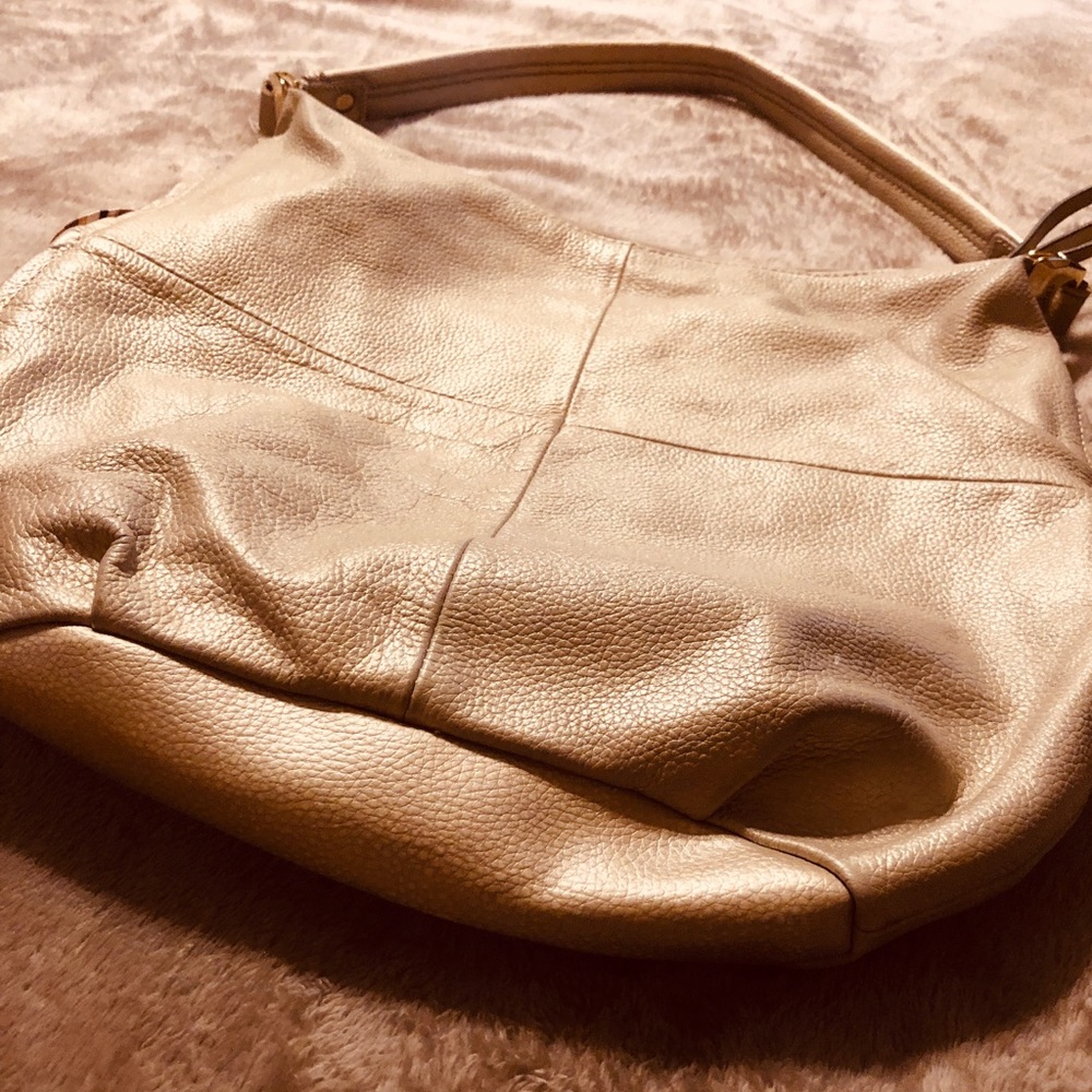 Tagnanello Cream Leather shoulderbag